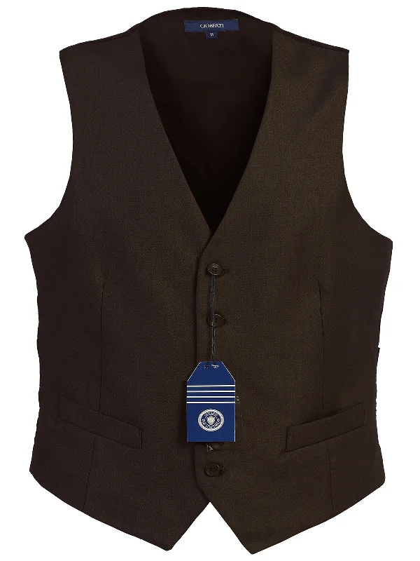 Men's Formal Suit Vest, Brown