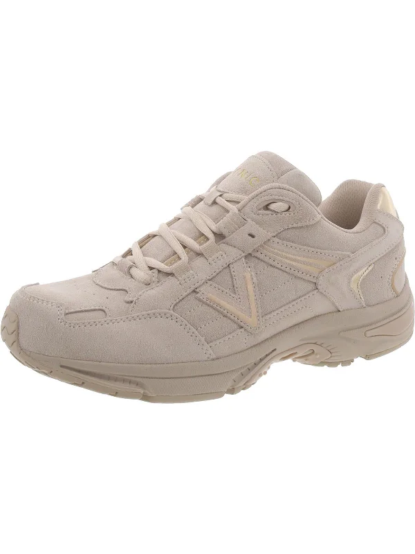 Chunky - Sole Women's Platform Sneakers in White for a Trendy Street Style Look23 Walk 2.0 Womens Suede Walking Casual And Fashion Sneakers