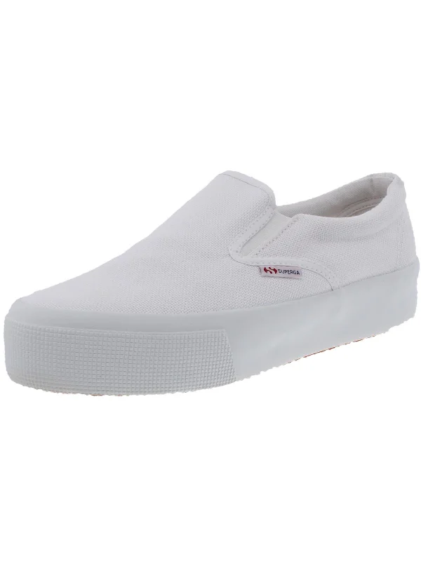 Women's Sneakers with Removable Insoles for Easy Cleaning and Customization2306  COTU Womens Canvas Lifestyle Slip-On Sneakers