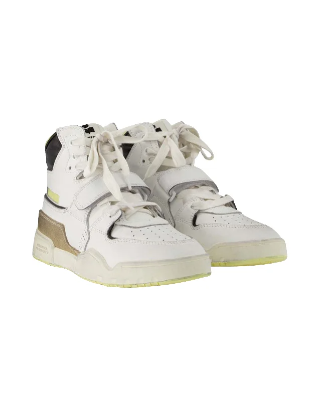 Women's Sneakers with Adjustable Straps for a Customized Fit During High - Impact ExercisesAlsee-Gz Sneakers - Isabel Marant - White - Leather