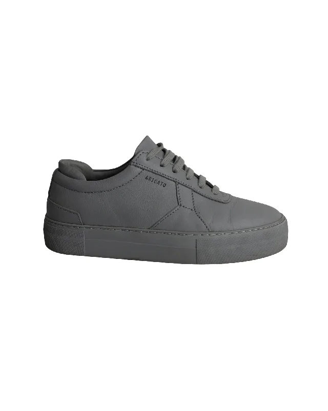 Water - Resistant Women's Hiking Sneakers with Traction Outsoles for Outdoor AdventuresAxel Arigato Platform Sneakers in Grey Leather