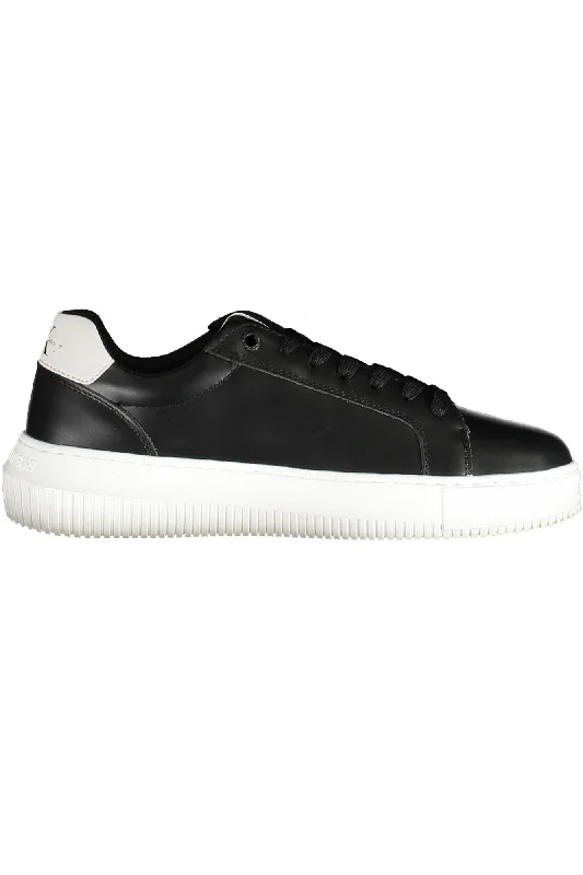 Wide - Width Women's Sneakers for Comfortable Fit for Those with Wider FeetCalvin Klein Chic Contrasting Lace-Up Sporty Women's Sneakers