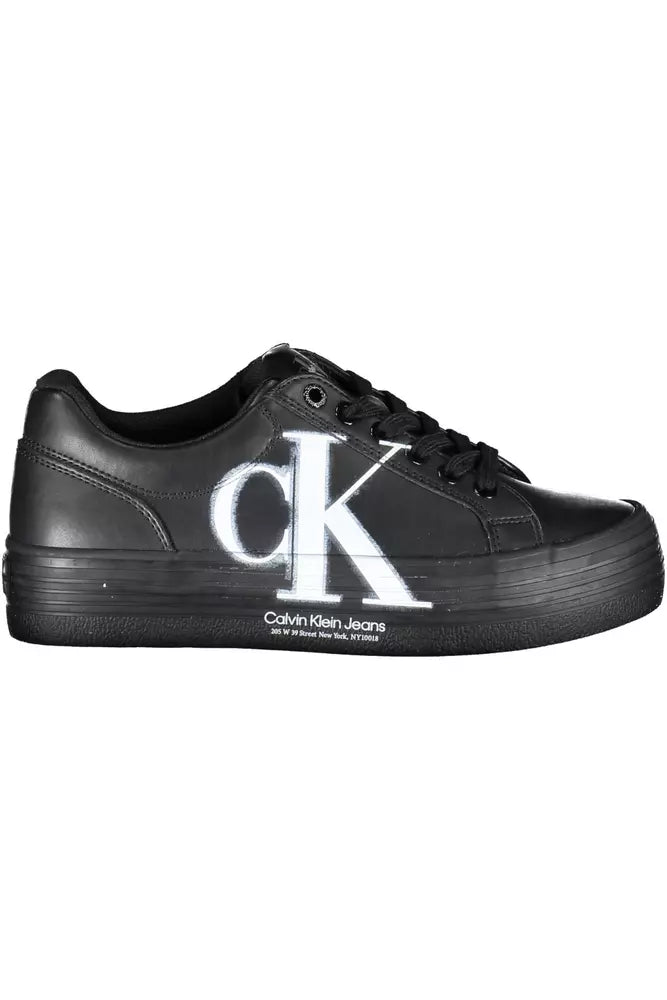 Smart - Tech Women's Sneakers with Fitness Tracking Features for Active Lifestyle EnthusiastsCalvin Klein Eco-Conscious Lace-Up Sneakers in Sleek Women's
