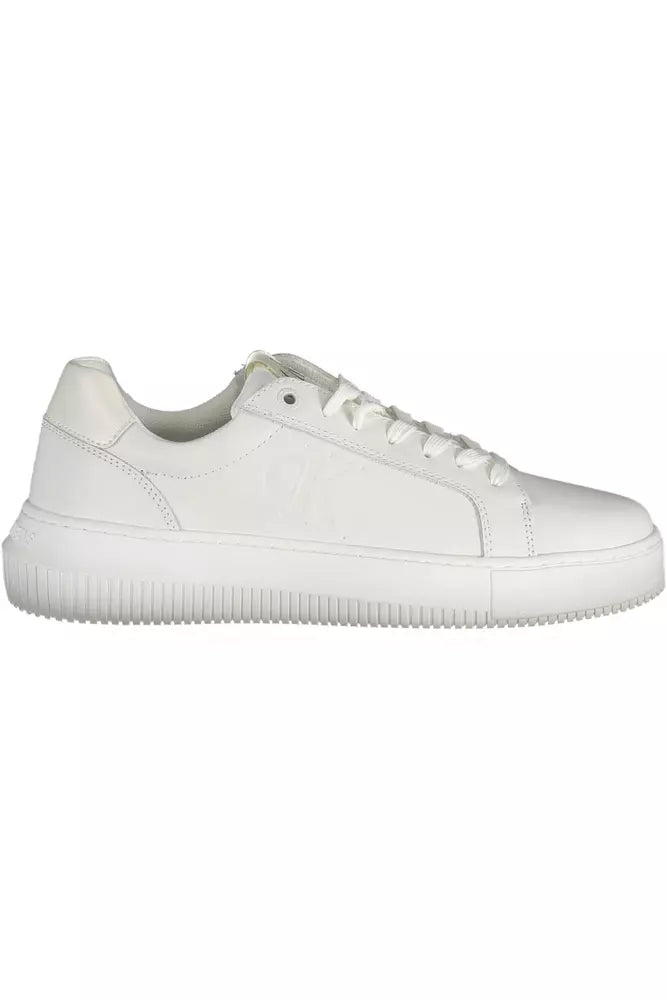 Sparkly Rhinestone - Embellished Women's Sneakers for a Glamorous and Eye - Catching LookCalvin Klein Elegant  Lace-Up Sport Women's Sneakers