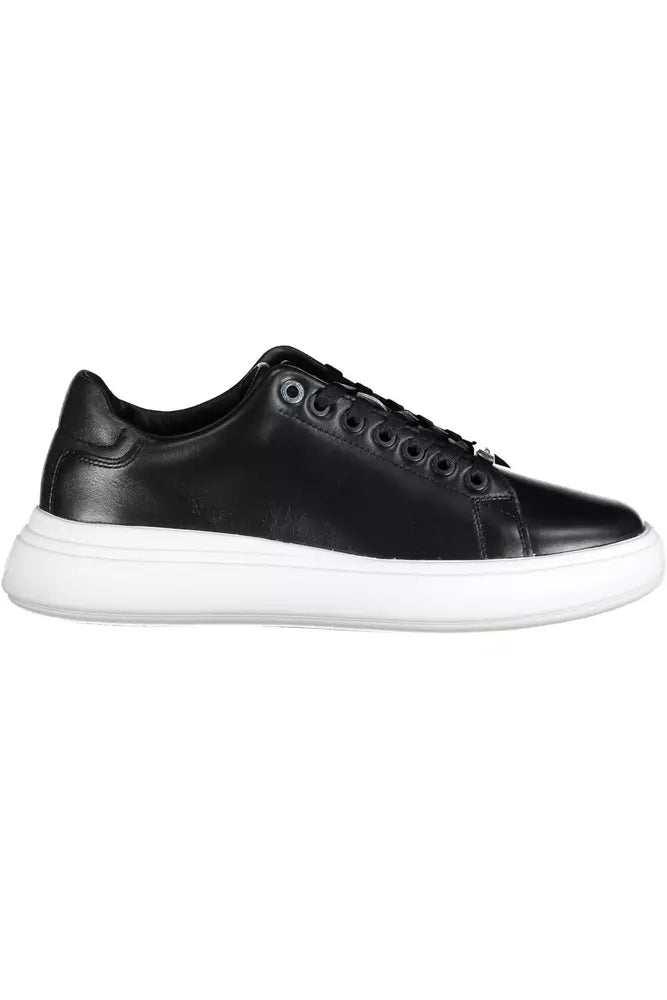 Women's Sneakers with Heel - Stabilizing Technology for Better Balance During RunningCalvin Klein Sleek  Contrasting Lace-Up Women's Sneakers