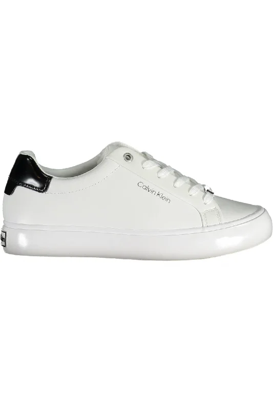 Foldable Women's Travel Sneakers for Compact Storage in LuggageCalvin Klein Sleek  Contrasting Lace-up Women's Sneakers