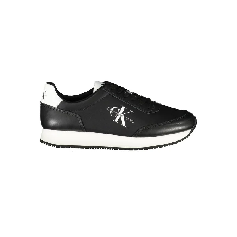 Wide - Width Women's Sneakers for Comfortable Fit for Those with Wider FeetCalvin Klein Sleek  Lace-Up Sneakers with Contrast Women's Details