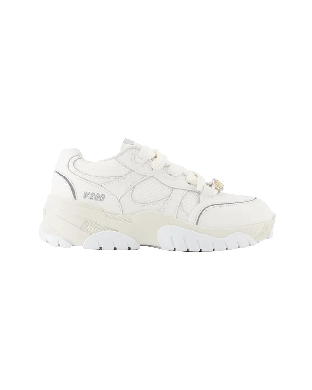 Slip - On Women's Canvas Sneakers in Navy for Easy and Effortless WearCatfish Sneakers - Axel Arigato - White - Leather
