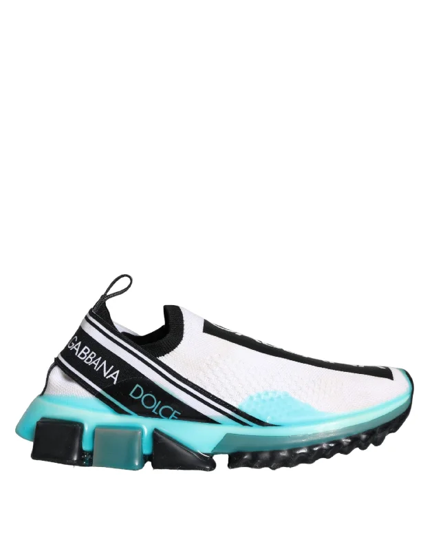 Low - Top Women's Tennis Sneakers in Bright Neon for a Pop of Color on the CourtDolce & Gabbana  blue Slip On Sorrento Sneakers Women's Shoes (Pre-Owned)