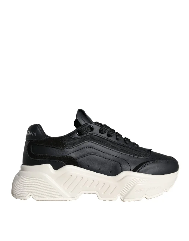 Breathable Mesh Women's Running Sneakers with Reflective Trim for Nighttime JoggingDolce & Gabbana   DAYMASTER Leather Sneakers Women's Shoes