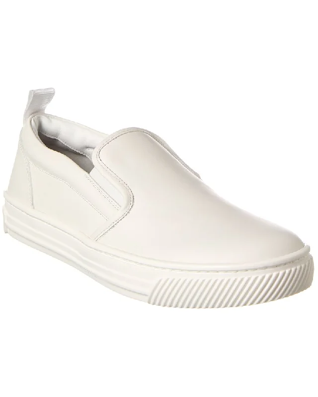 Slip - On Women's Canvas Sneakers in Navy for Easy and Effortless WearGianvito Rossi Leather Slip-On Sneaker