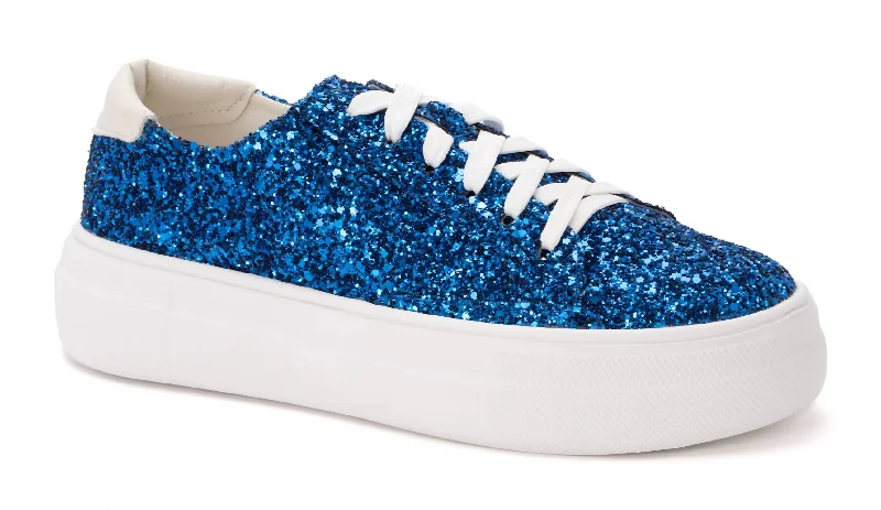 Patterned Print Women's Sneakers in Floral Designs for a Feminine and Fashion - Forward LookGlaring Sneaker In Blue