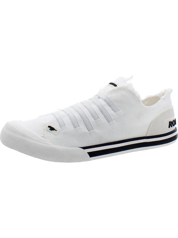Lace - Up Women's Athletic Sneakers with Shock - Absorbing Midsoles for Intense WorkoutsJOINT CANVAS Womens Canvas Slip on Slip-On Sneakers