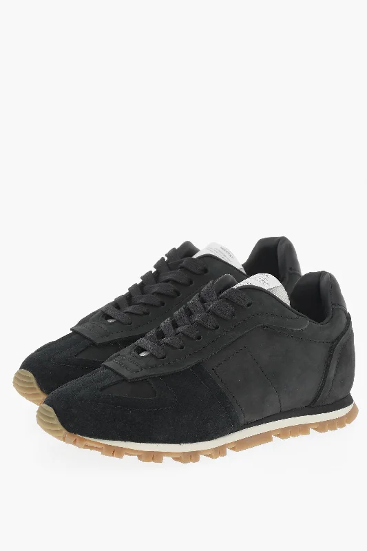 Vegan - Friendly Women's Sneakers Made from Recycled Materials for an Eco - Conscious ChoiceMaison Margiela Mm22 Solid Color Suede Low-Top Sneakers