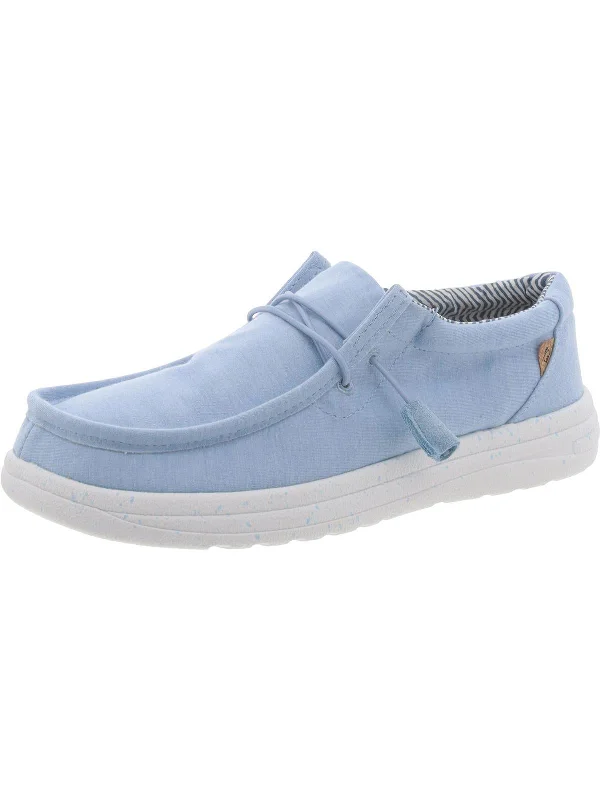 Vegan - Friendly Women's Sneakers Made from Recycled Materials for an Eco - Conscious ChoicePaula Breeze Womens Jersey Square Toe Casual And Fashion Sneakers