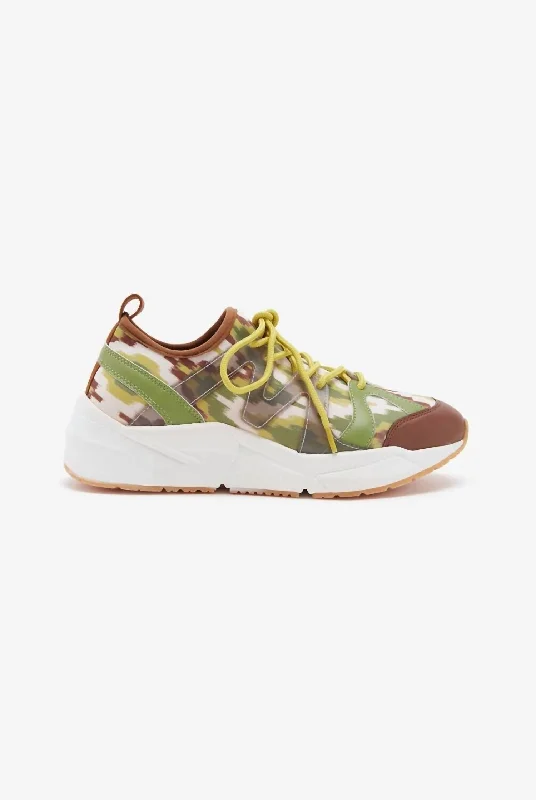 Lace - Up Women's Athletic Sneakers with Shock - Absorbing Midsoles for Intense WorkoutsReggae Sneaker In Green