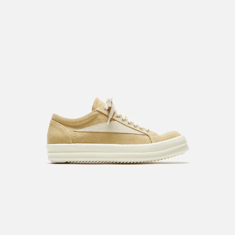 Patterned Print Women's Sneakers in Floral Designs for a Feminine and Fashion - Forward LookRick Owens WMNS Vintage Sneakers - Mustard / Milk / Milk Scarpe in Denim