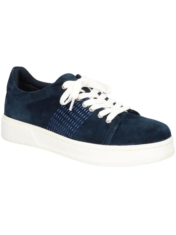 navy suede