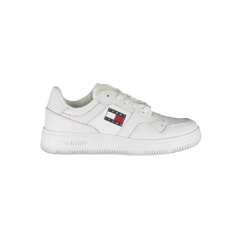 Women's Sneakers with Adjustable Straps for a Customized Fit During High - Impact ExercisesTommy Hilfiger Chic  Lace-up Sneakers with Contrast Women's Detail