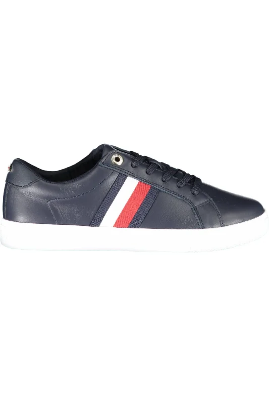 Low - Top Women's Tennis Sneakers in Bright Neon for a Pop of Color on the CourtTommy Hilfiger Chic  Lace-up Sneakers with Logo Women's Accent