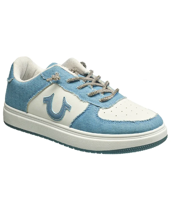 Foldable Women's Travel Sneakers for Compact Storage in LuggageTrue Religion Women's Allison Lace Up Sneaker