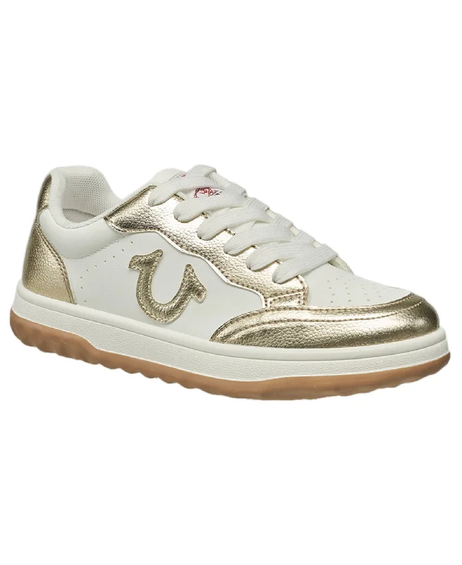 Patterned Print Women's Sneakers in Floral Designs for a Feminine and Fashion - Forward LookTrue Religion Women's Karlie Court Sneaker