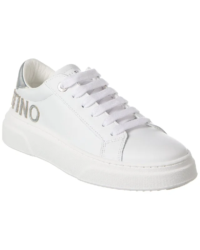 Sparkly Rhinestone - Embellished Women's Sneakers for a Glamorous and Eye - Catching LookValentino by Mario Valentino Alice Leather Sneaker