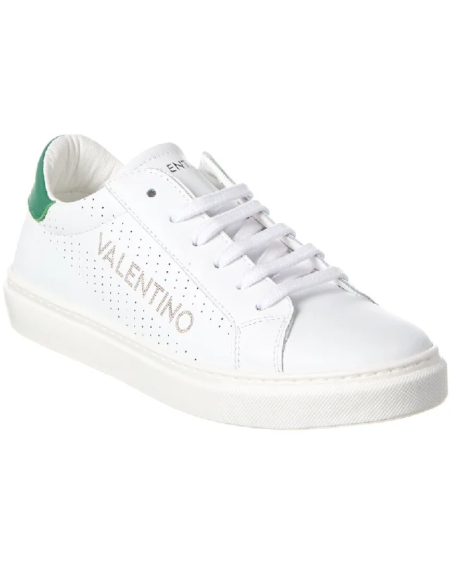Sparkly Rhinestone - Embellished Women's Sneakers for a Glamorous and Eye - Catching LookValentino by Mario Valentino Kara Leather Sneaker