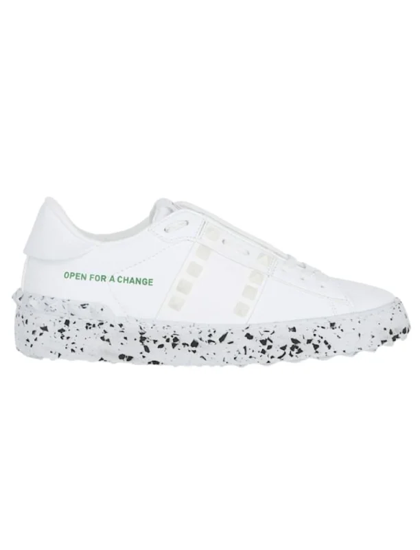 Breathable Mesh Women's Running Sneakers with Reflective Trim for Nighttime JoggingValentino Garavani Open For A Change Sneakers