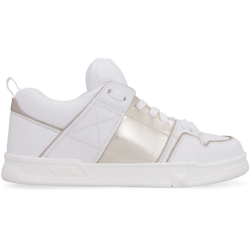 Lace - Up Women's Athletic Sneakers with Shock - Absorbing Midsoles for Intense WorkoutsValentino Garavani Open Skate Leather Low-Top Sneakers