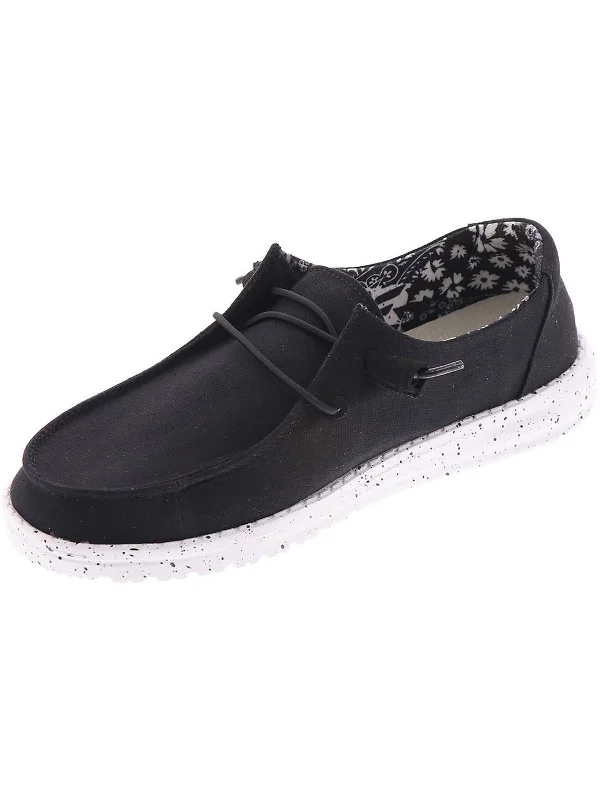 Breathable Mesh Women's Running Sneakers with Reflective Trim for Nighttime JoggingWendy Basic Womens Lifestyle Stretch Slip-On Sneakers