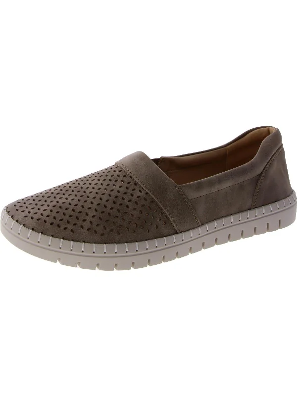 Women's Sneakers with Heel - Stabilizing Technology for Better Balance During RunningWesleigh Womens Faux Leather Slip-On Slip-On Sneakers