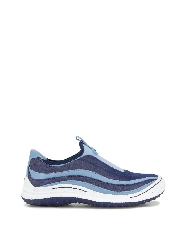 Women's Sneakers with Memory Foam Insoles for Exceptional Cushioning and ComfortWomen Hope Plant Based Sneaker Shoes - Wide Width In Denim/stone Blue