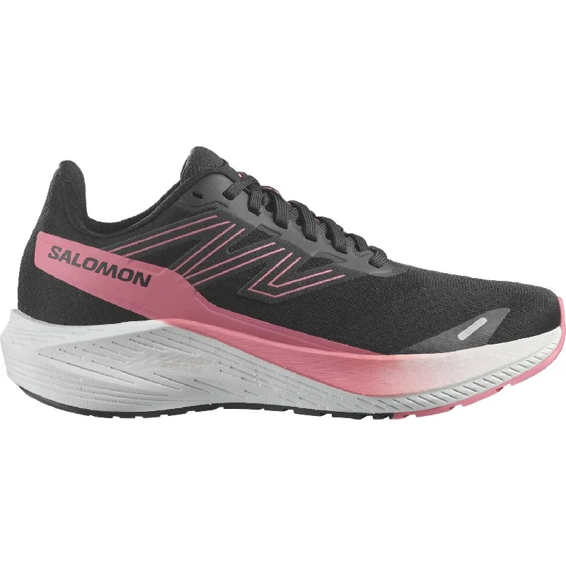 Women's Sneakers with Memory Foam Insoles for Exceptional Cushioning and ComfortWomen's Aero Blaze Sneaker In Black/white/tea Rose