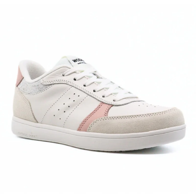 Sparkly Rhinestone - Embellished Women's Sneakers for a Glamorous and Eye - Catching LookWomen's Bjork Ballerina Sneakers In Blanc