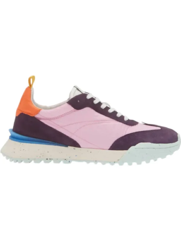 Water - Resistant Women's Hiking Sneakers with Traction Outsoles for Outdoor AdventuresWomen's Brooklyn Sneakers - Medium In Orchid Multi