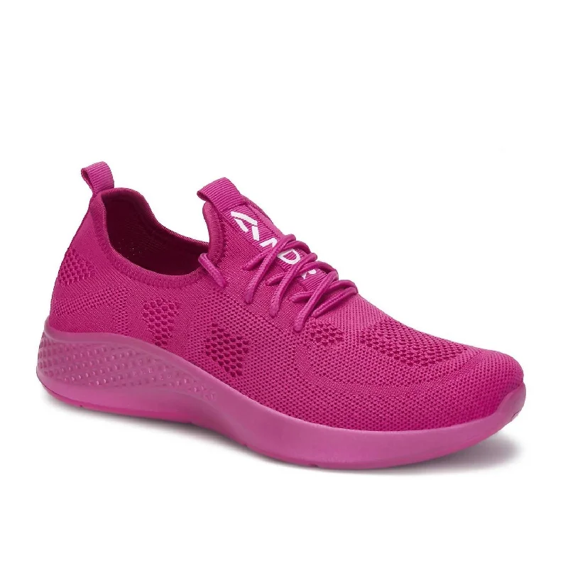 Retro - Style Women's Sneakers in Pastel Colors for a Nostalgic and Fashionable VibeWomen's Casual Athletic Sneakers In Pink