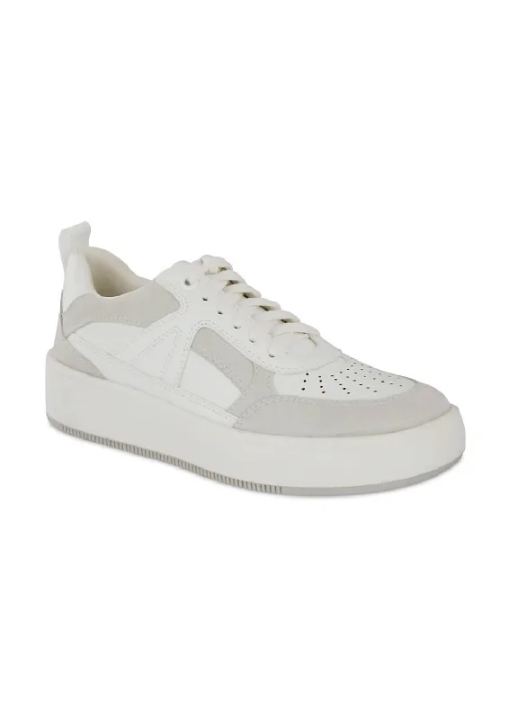 Women's Sneakers with Removable Insoles for Easy Cleaning and CustomizationWomen's Dice Sneaker In White/grey