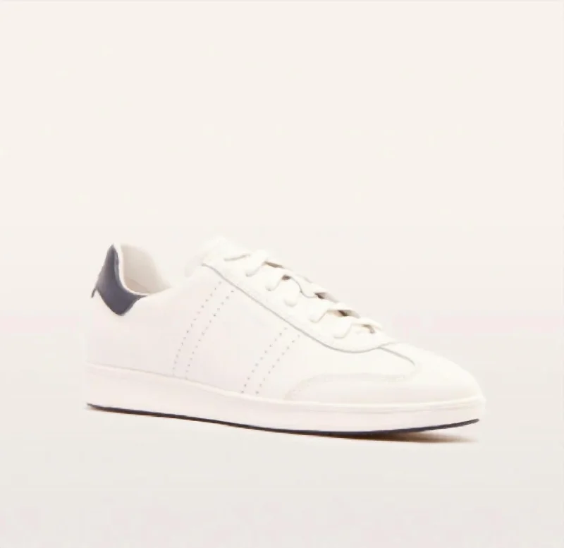 Low - Top Women's Tennis Sneakers in Bright Neon for a Pop of Color on the CourtWomen's Drew Sneakers In White/navy
