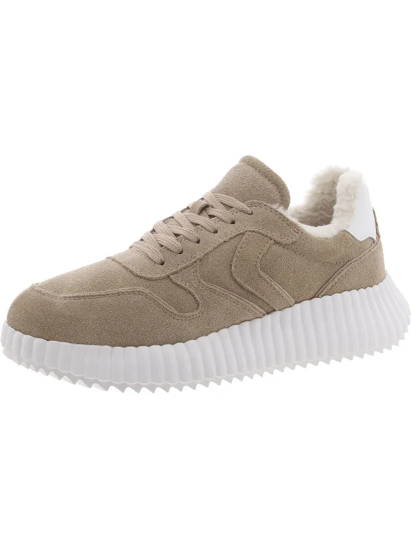 Wide - Width Women's Sneakers for Comfortable Fit for Those with Wider FeetWomens Faux Fur Lined Lace Up Casual And Fashion Sneakers