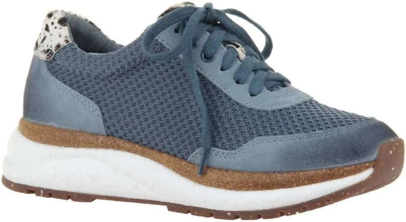 Wide - Width Women's Sneakers for Comfortable Fit for Those with Wider FeetWomen's Flash Sneaker - Medium Width In Steel Blue