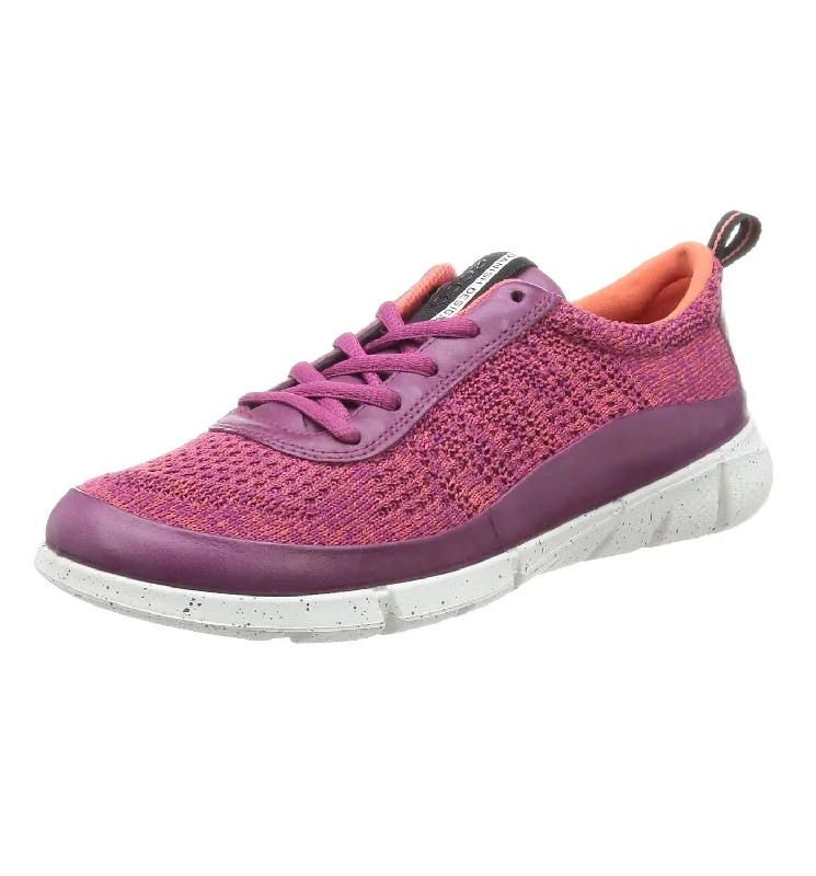 Breathable Mesh Women's Running Sneakers with Reflective Trim for Nighttime JoggingWomen's Intrinsic Knit Sneaker In Fuchsia/coral Blush