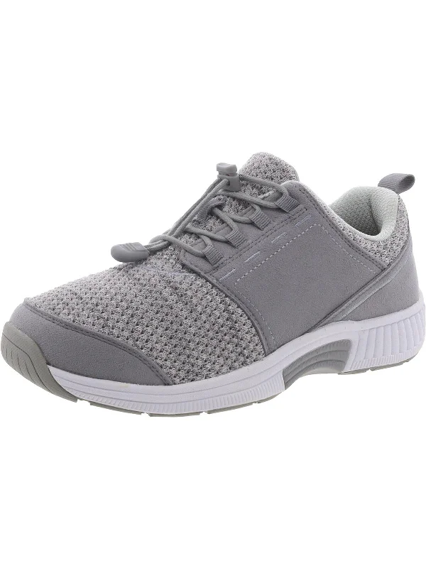 Breathable Mesh Women's Running Sneakers with Reflective Trim for Nighttime JoggingWomens Knit Arch Support Casual And Fashion Sneakers