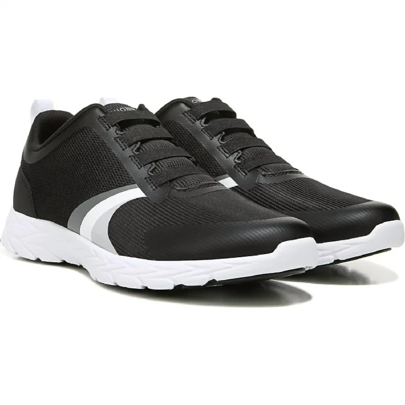Wide - Width Women's Sneakers for Comfortable Fit for Those with Wider FeetWomen's Layla Brisk Sneakers - Medium Width In Black