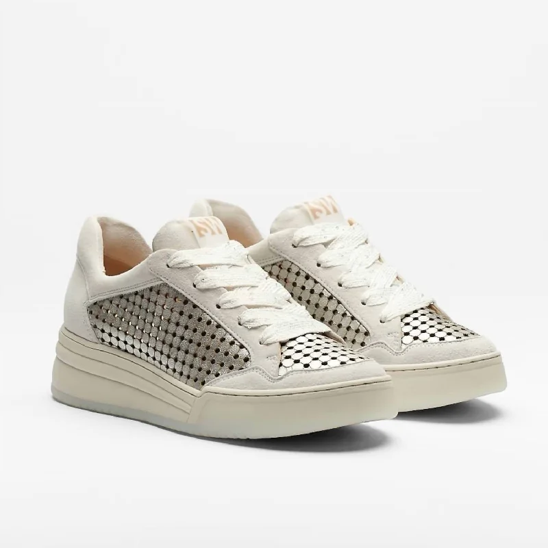 Women's Sneakers with Hidden Wedges for a Subtle Height Boost and Added StyleWomen's Lua Sneaker In Ice