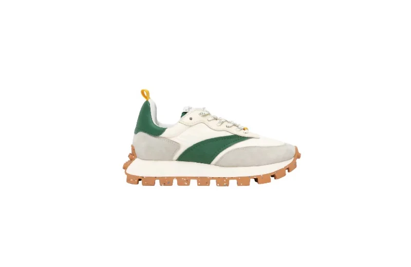 Chunky - Sole Women's Platform Sneakers in White for a Trendy Street Style LookWomen's Osaka Sneaker In Green