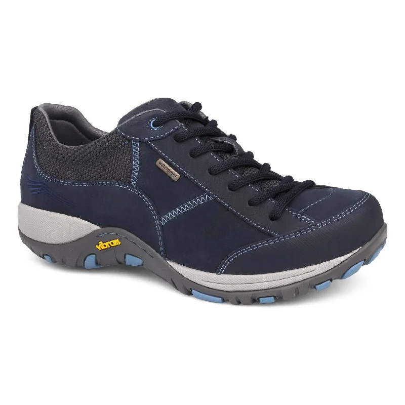 Foldable Women's Travel Sneakers for Compact Storage in LuggageWomen's Paisley Sneaker - Wide Width In Navy