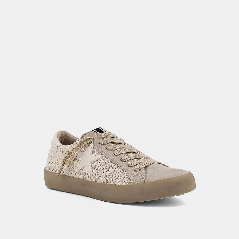Lightweight Knit Women's Sneakers with Arch Support for All - Day ComfortWomen's Paula Sneakers In Bone Woven