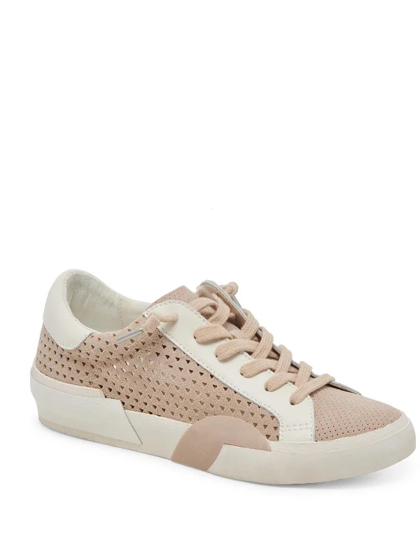 dune perforated suede