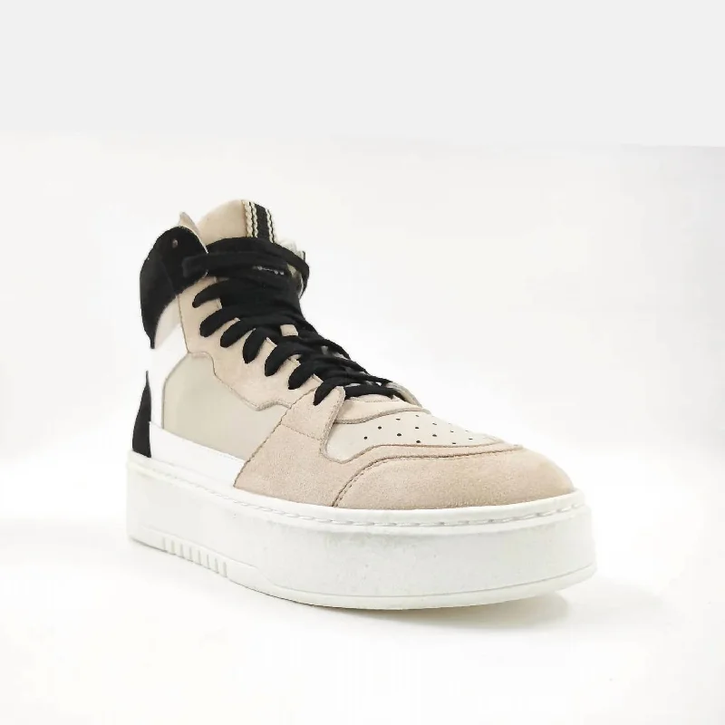 Women's Sneakers with Memory Foam Insoles for Exceptional Cushioning and ComfortWomen's Sinead Sneaker In Beige/black